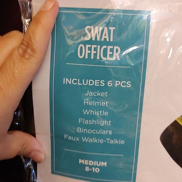 SWAT Police Officer medium kids Halloween Costume - New - Picture 5 of 5